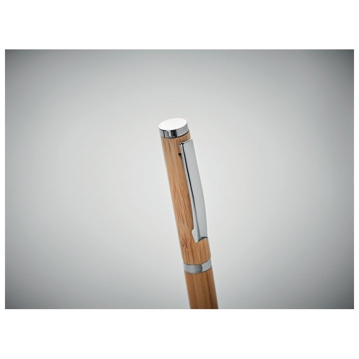 Stylo encre gel en bambou