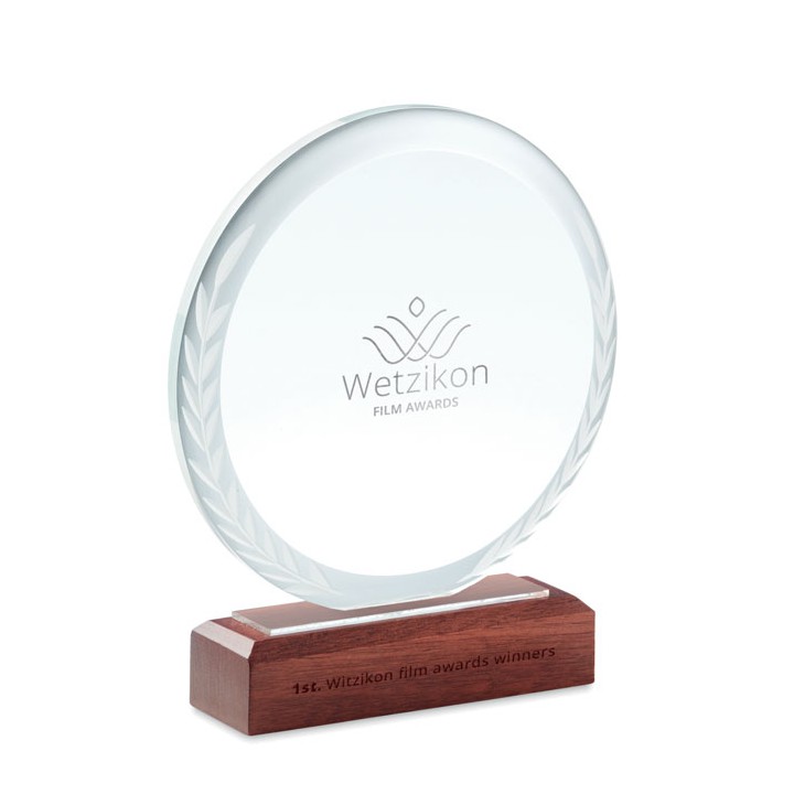 Plaque trophée ronde
