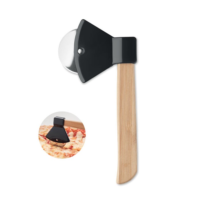 Coupe-pizza manche en bambou
