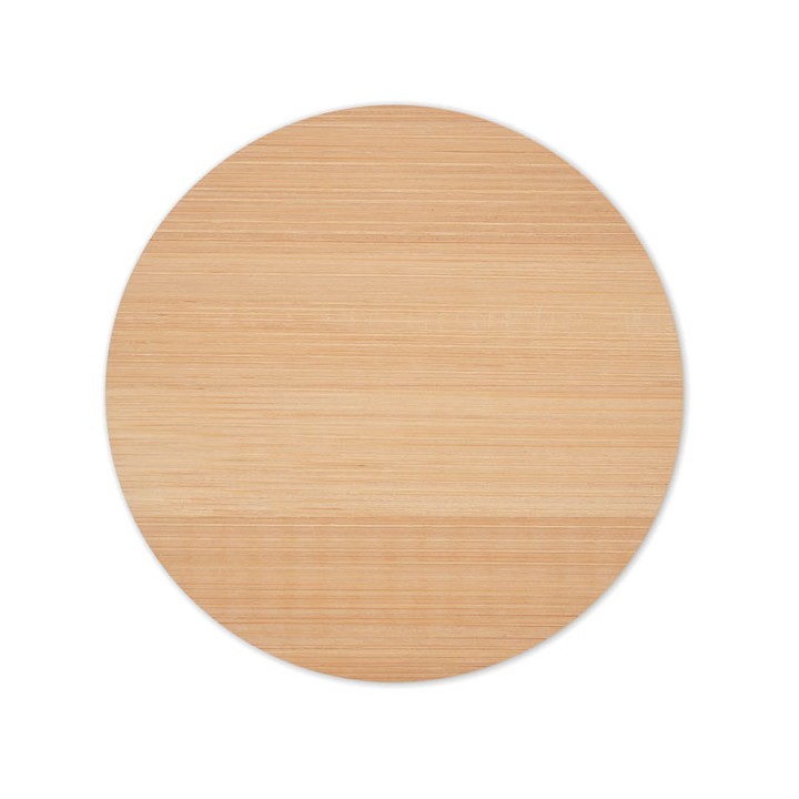 Sous-verre rond en bambou