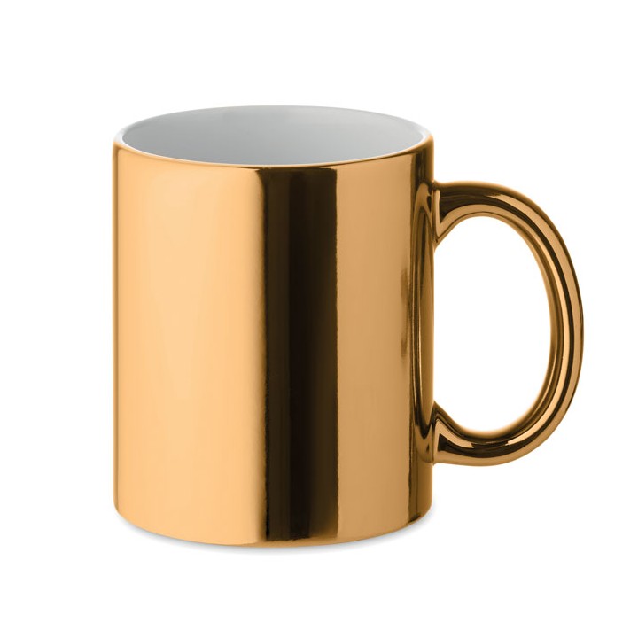 Tasse en céramique métalisée