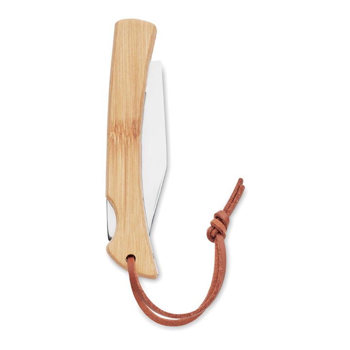 Couteau pliable en bambou