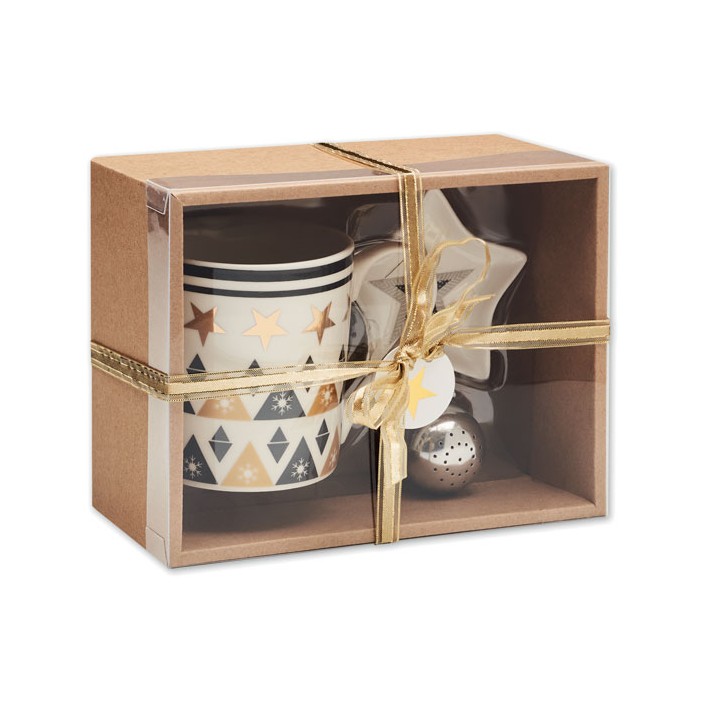 Tasse, soucoupe et infuseur