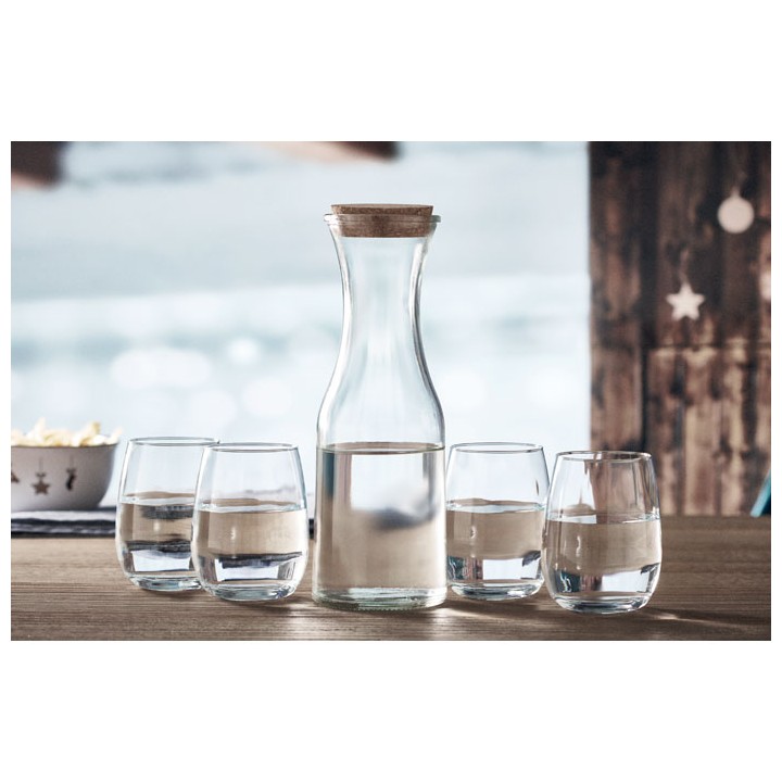 Carafe en verre recyclé 1L