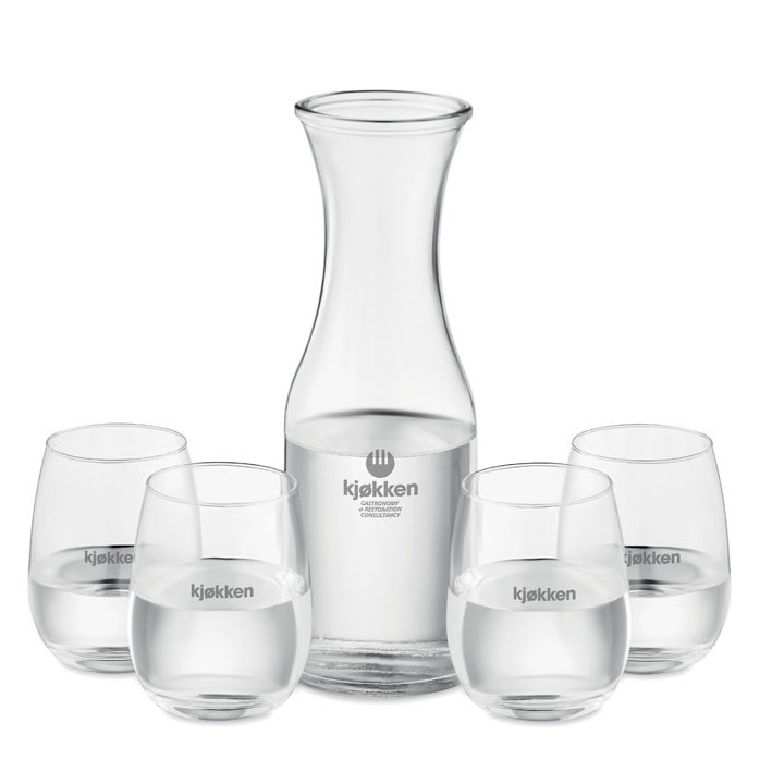 Set de boisson en verre recyclé