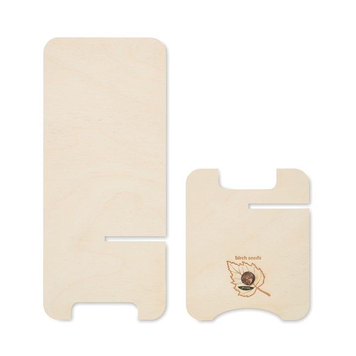 Support de téléphone en pin
