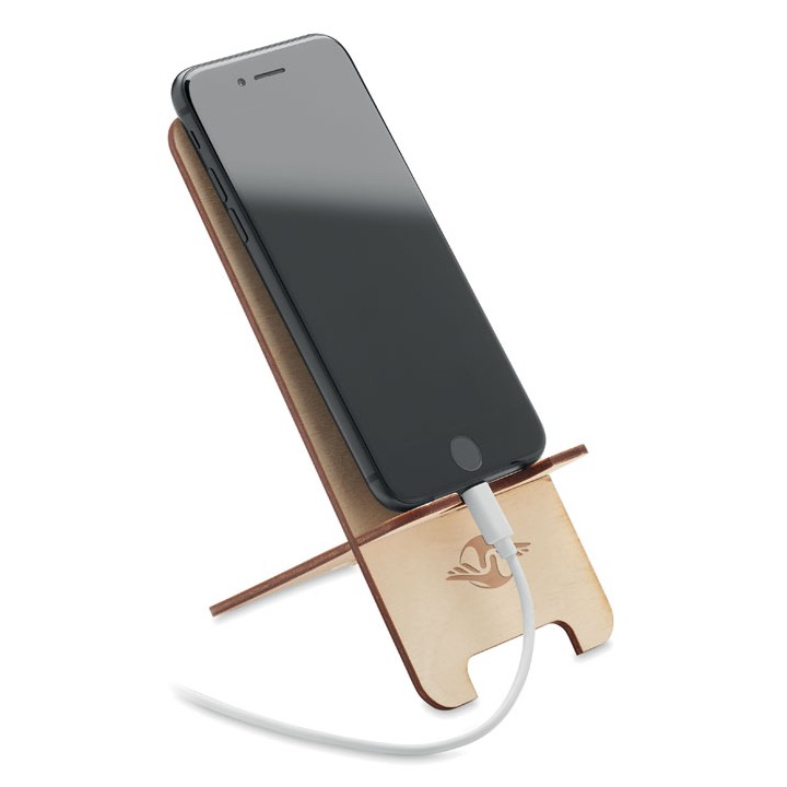 Support de téléphone en pin