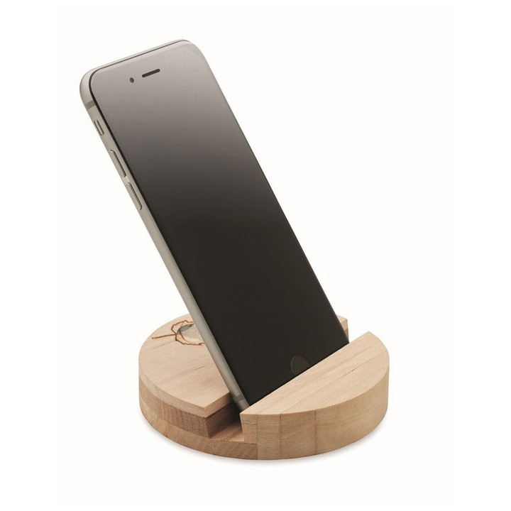 Support de téléphone en bouleau