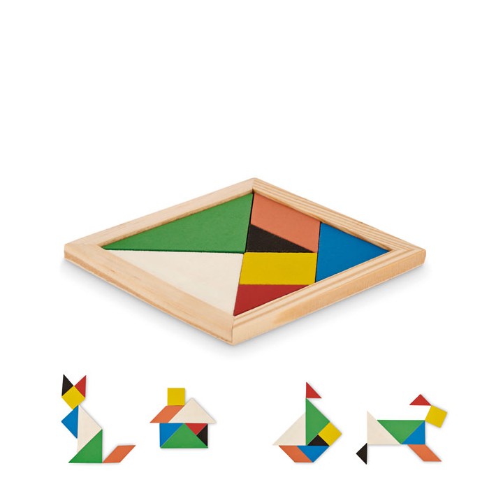 Puzzle Tangram en bois