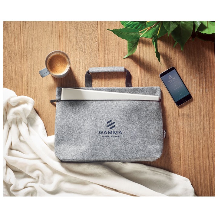 Sac ordinateur feutre RPET