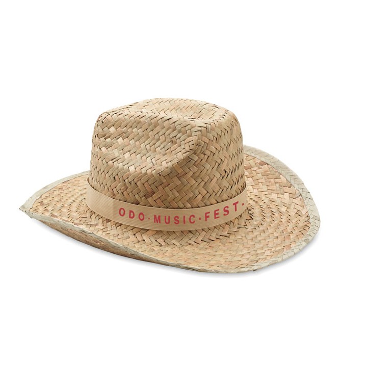 Chapeau de cow-boy en paille