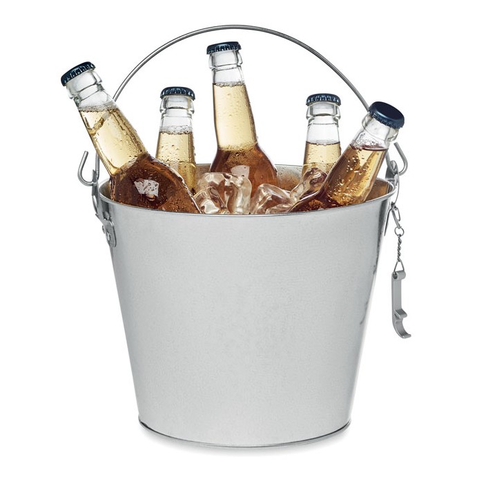Seau à bouteille en métal 4L