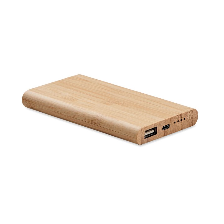 Powerbank bambou de 4000 mAh