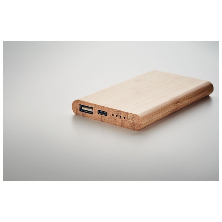 Powerbank bambou de 4000 mAh