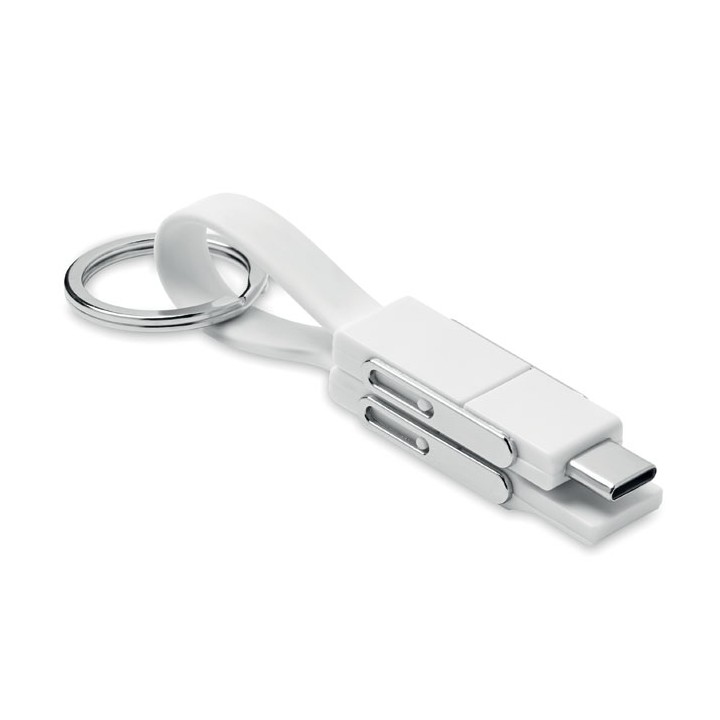 Porte-clés avec câble 4 en 1