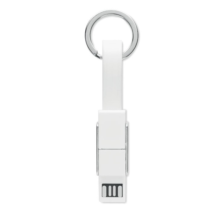 Porte-clés avec câble 4 en 1