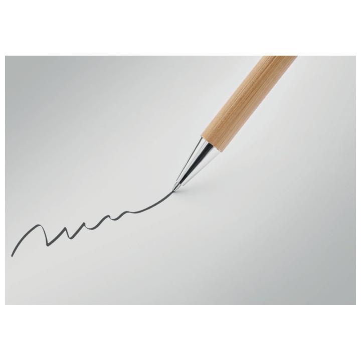 Stylo bille twist en bambou