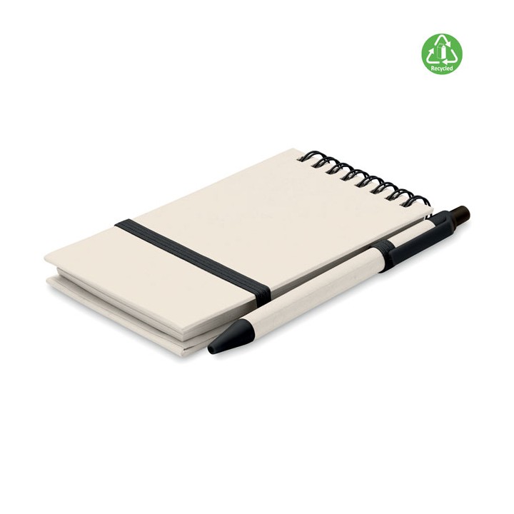 Carnet en carton de lait recycl