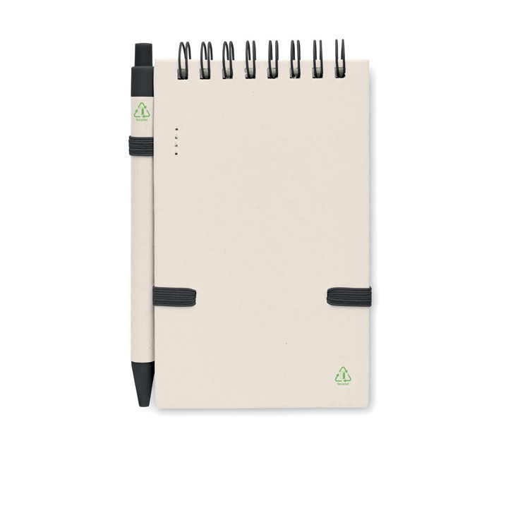 Carnet en carton de lait recycl