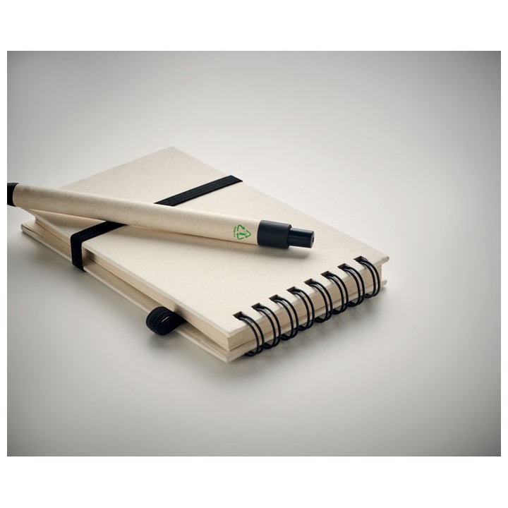 Carnet en carton de lait recycl