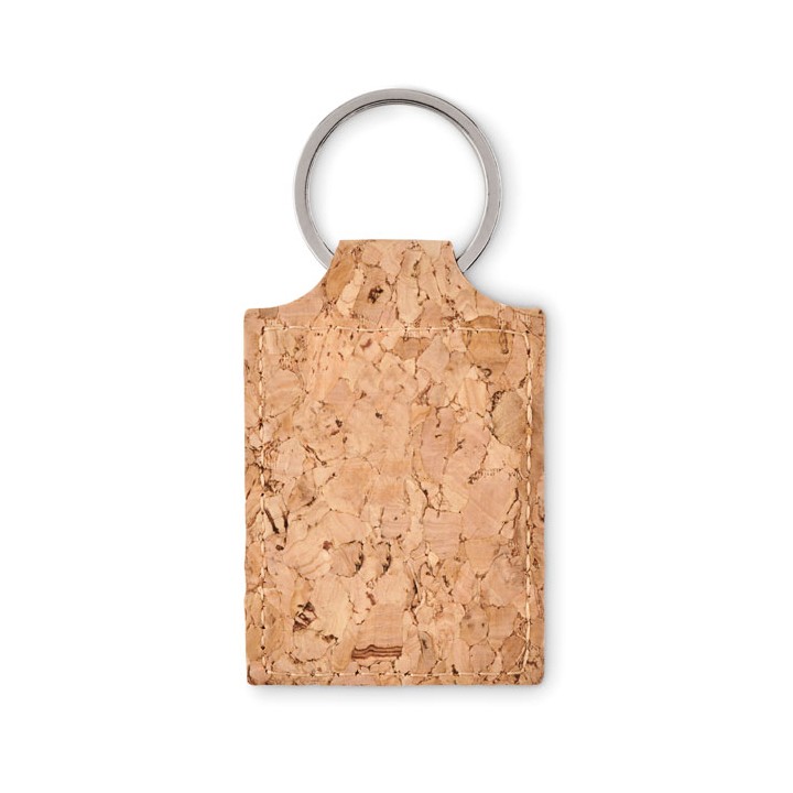 Porte-clés rectangulaire liège
