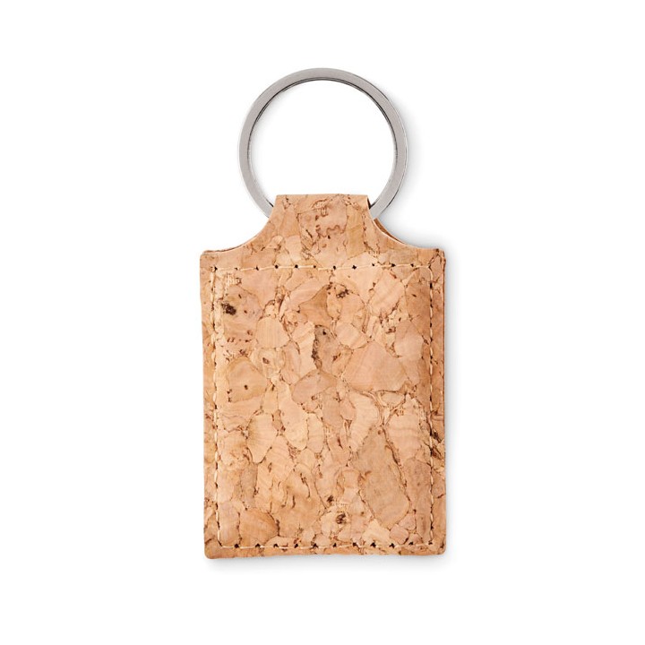 Porte-clés rectangulaire liège