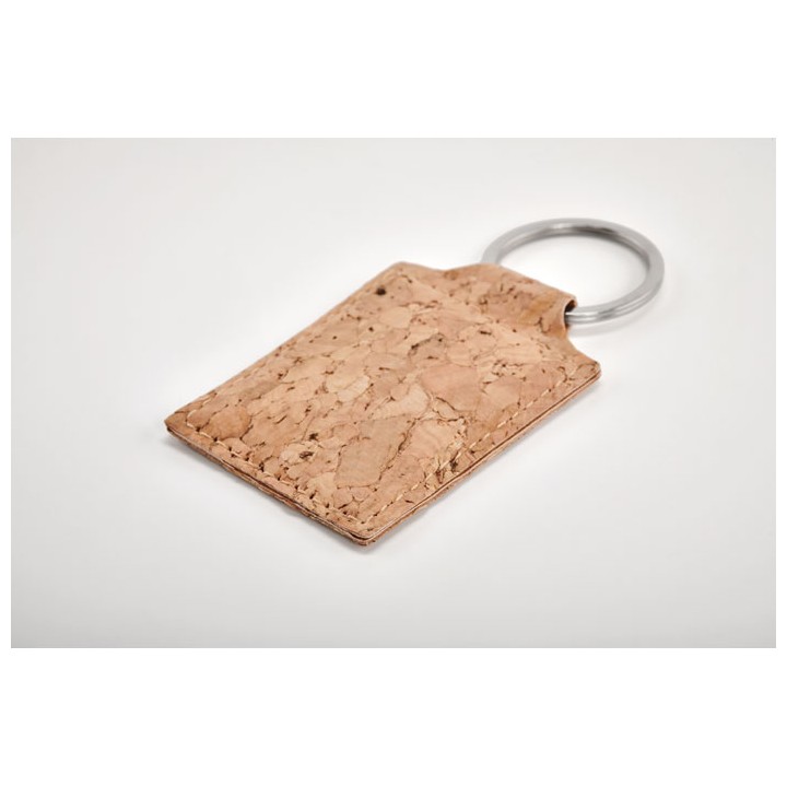 Porte-clés rectangulaire liège