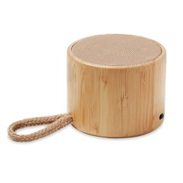 Haut-parleur sans fil bambou